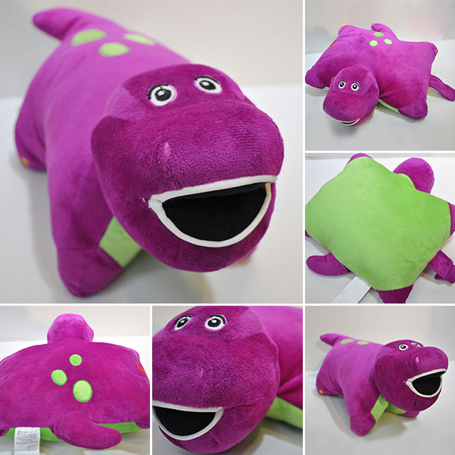 barney the dinosaur pillow