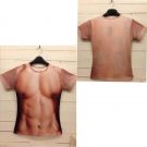 SZTARA Cool Mens Boys Short Sleeve 3D Muscle Print Crew-Neck T-shirt Size M to XXL New