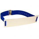 SZTARA 2015 European Style Blue Mirror Metal Waist Belt With Elastic Waistband
