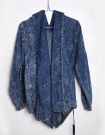 SZTARA Fashion Women's Lady Cool Denim Trench Coat Hoodie Outerwear Jean Hooded Jacket 